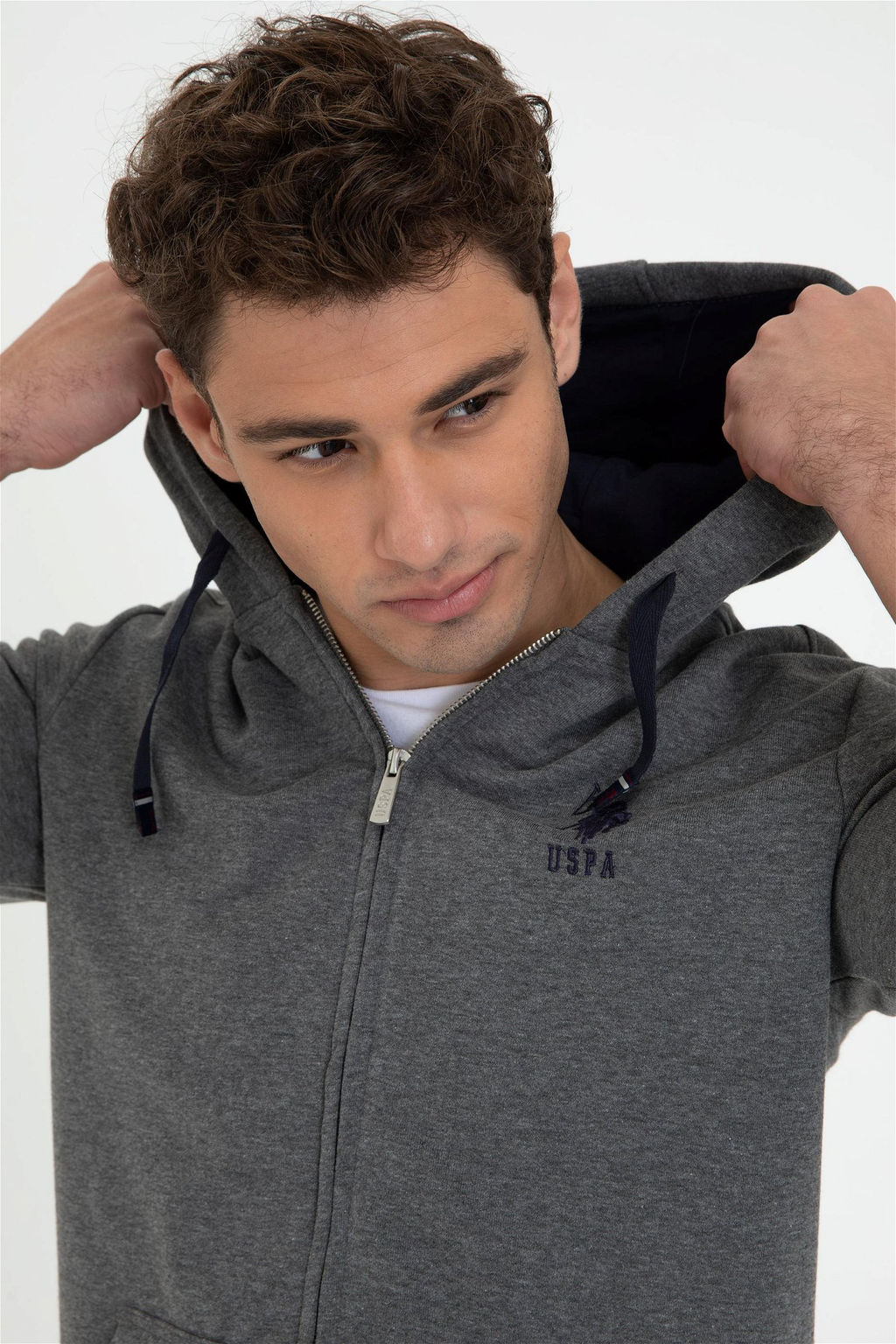 Мужской антрацит вязание мелаж Неожиданная скидка в корзине - U.s. polo assn фото 2