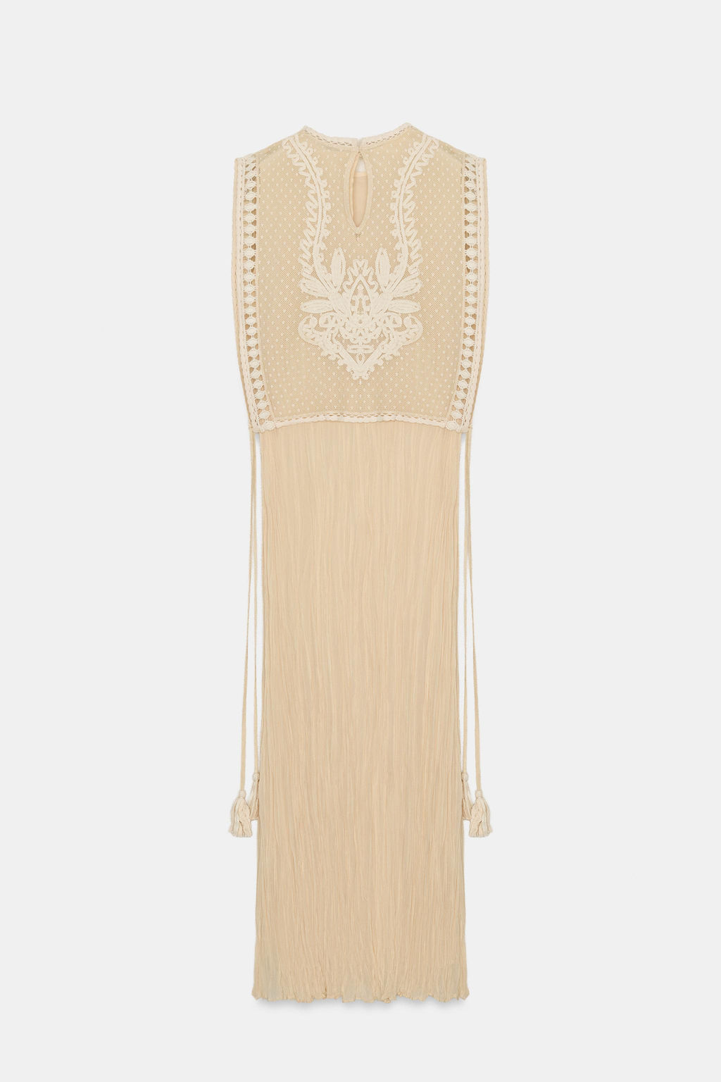ZW COLLECTION COMBINED DRESS WITH DETACHABLE OVERLAY - Zara фото 10
