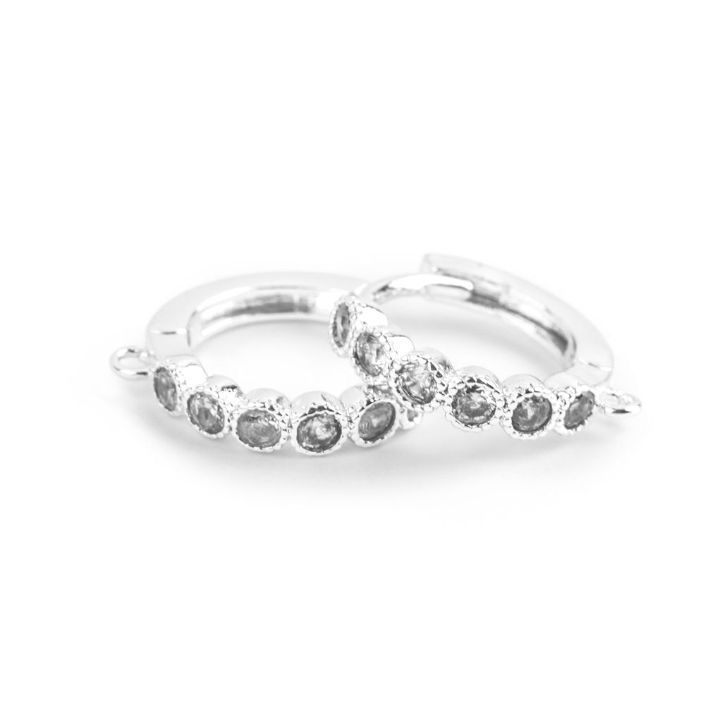 Zlatka Швензы FMK-H19 13.5 мм 5 х 2 шт 01 под серебро  фото 4