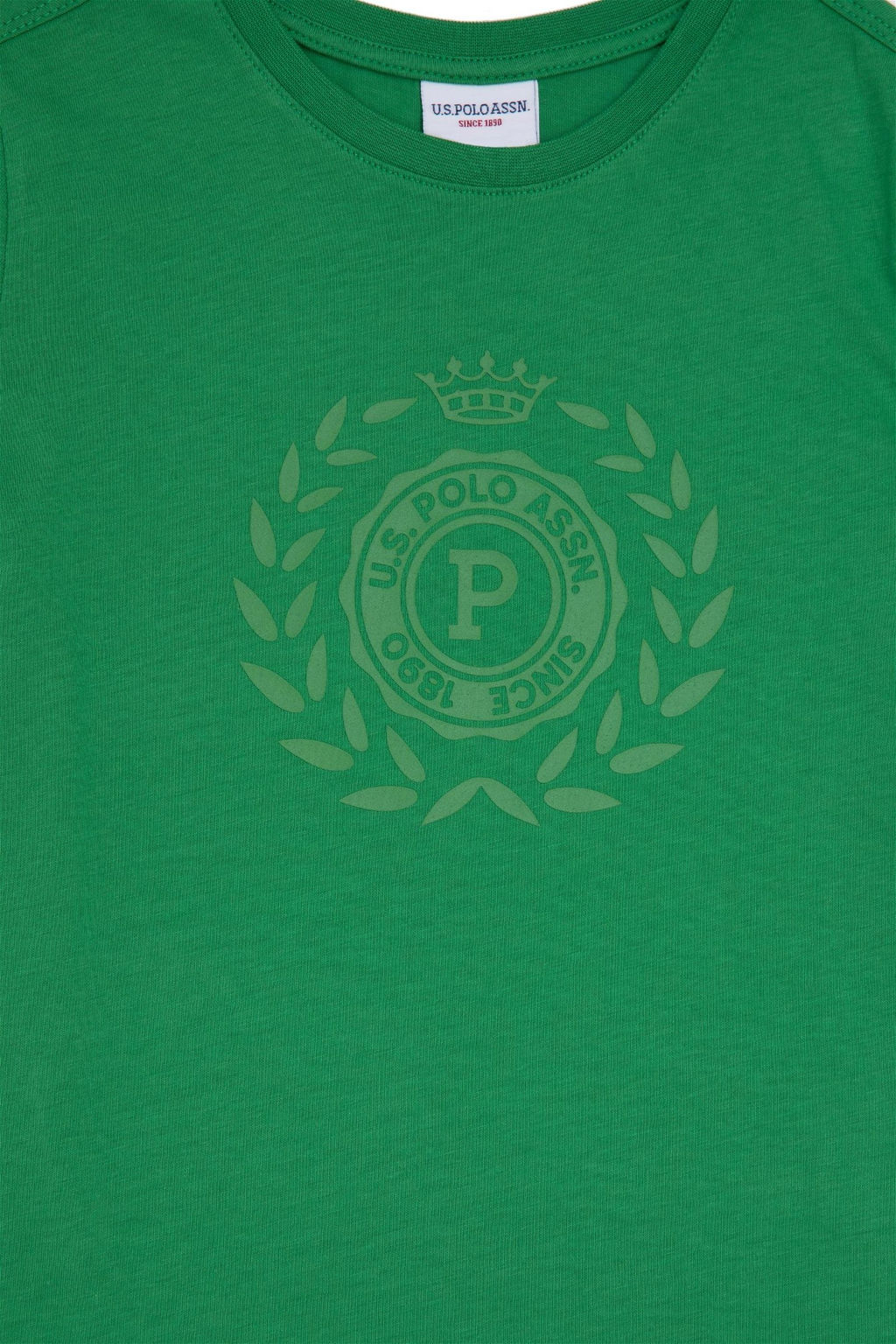 U. S. Polo Assn / Зеленая футболка с круглым вырезом для мальчиков - U.s. polo assn фото 5
