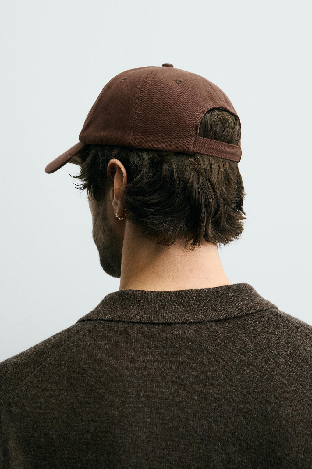 GORRA TEXTO BORDADO / Marr?n - Zara фото 3