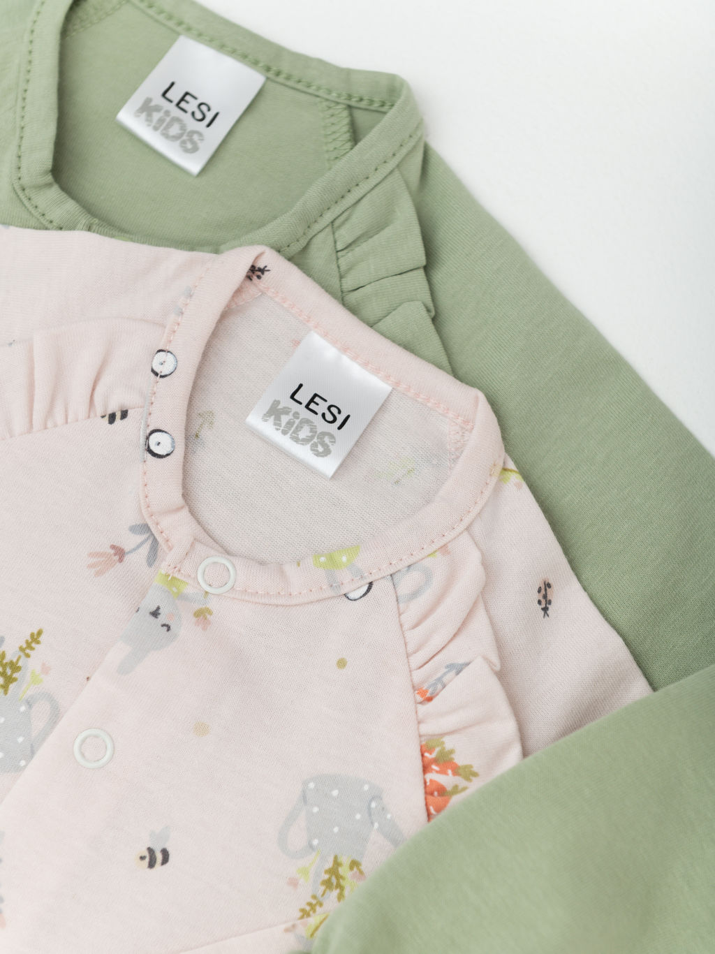 Кофта ясельная для девочки, бел/роз - Lesi kids фото 21