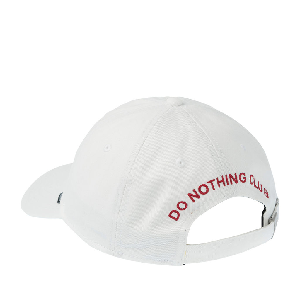 Бейсболка DJINNS арт. Dad Cap DNC Cherry (белый)  фото 3