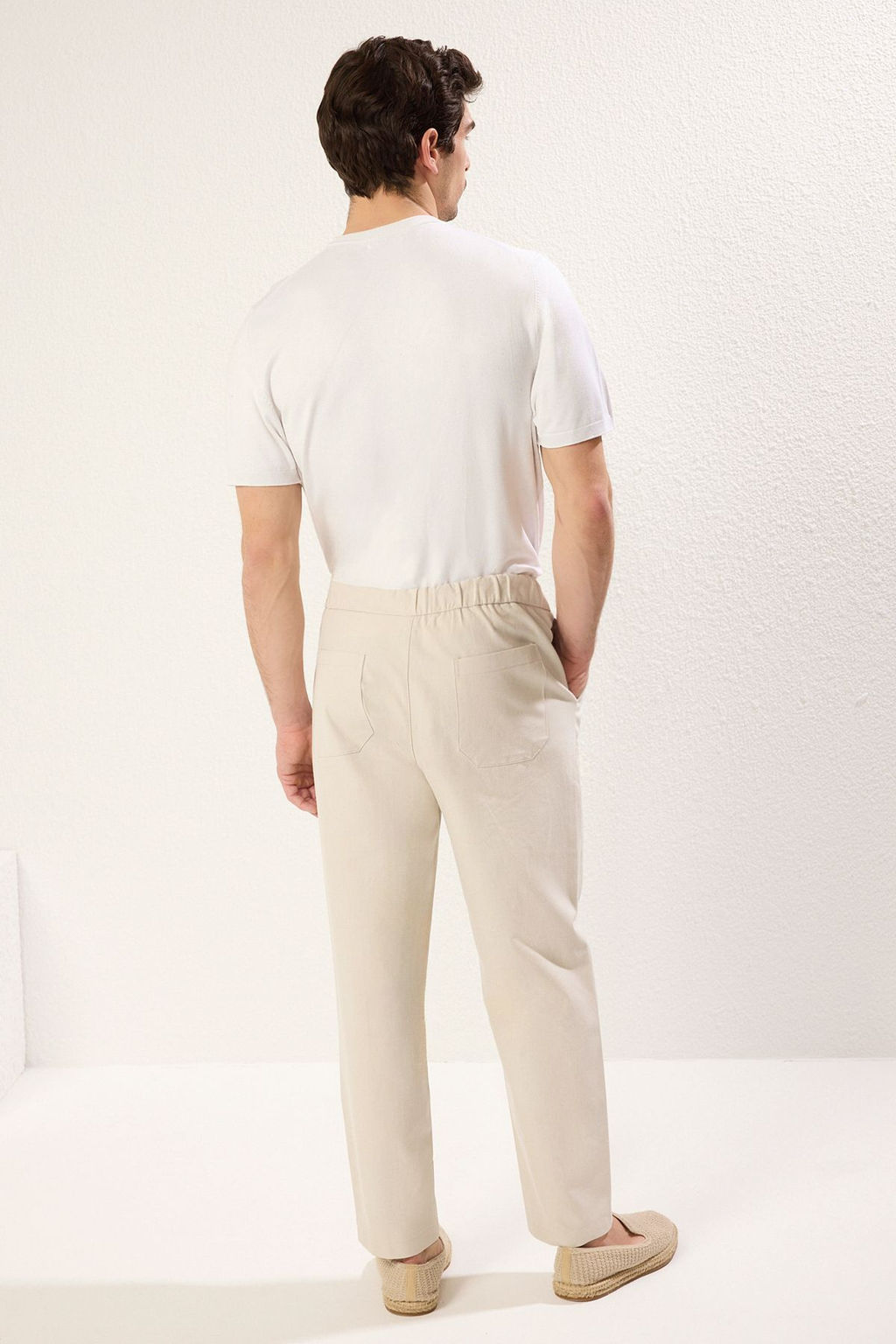 TRENDYOL MAN Tas Tapered Skinny Premium Dokulu Kumas Pantolon TMNSS25PL00013 - Trendyolmilla фото 6