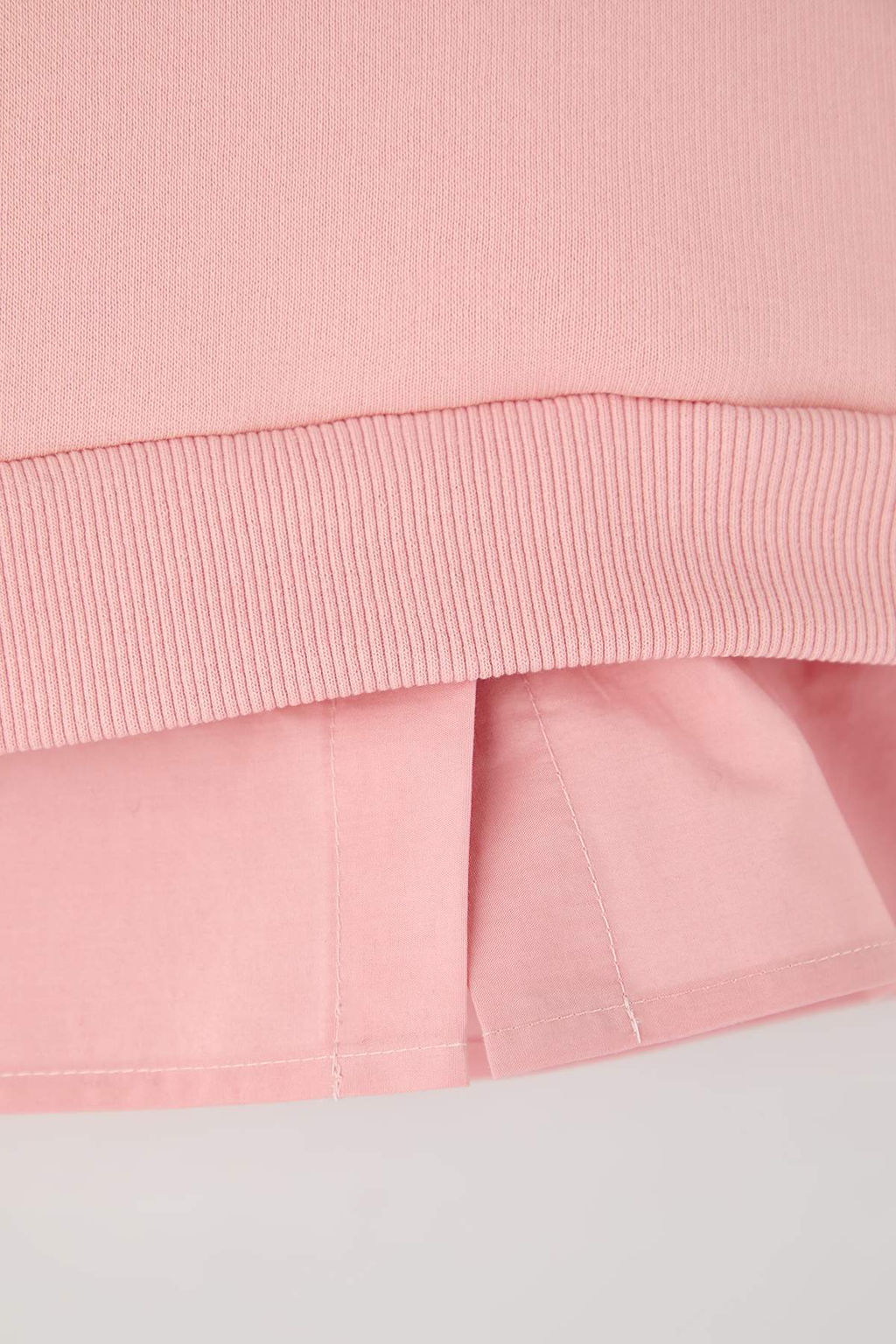 Ekru Pamuklu Kalp Baskl? Kal?n/Ici Polarl? Regular Orme K?z Cocuk Sweatshirt TKDAW26SW00023 - Trendyolmilla фото 10