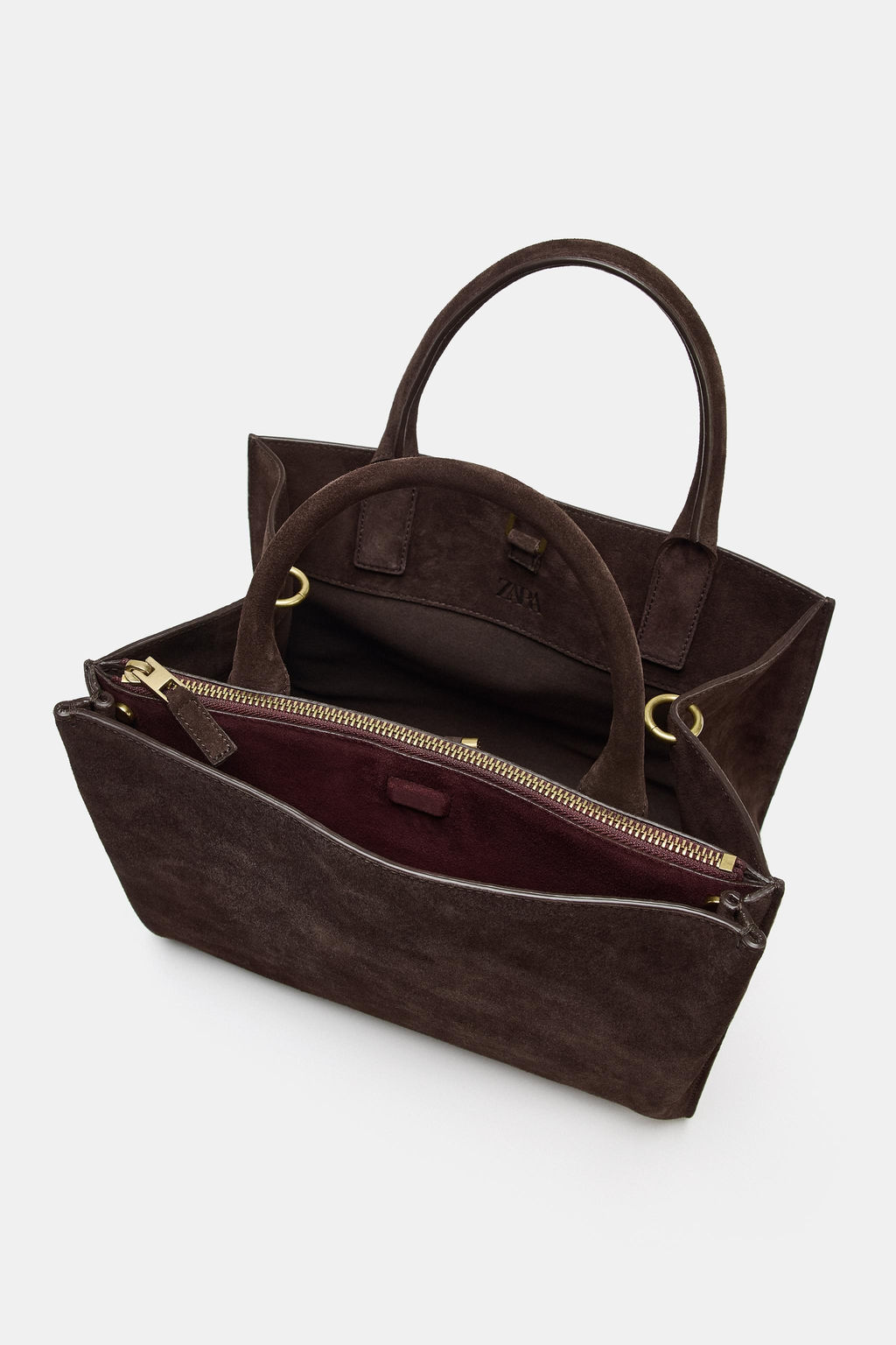 LEATHER CITY BAG - Zara фото 16