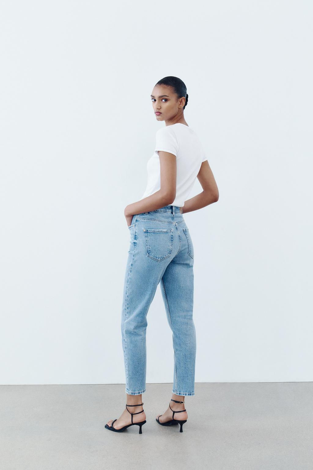Z1975 MOM-FIT HIGH-WAIST JEANS - Zara фото 13