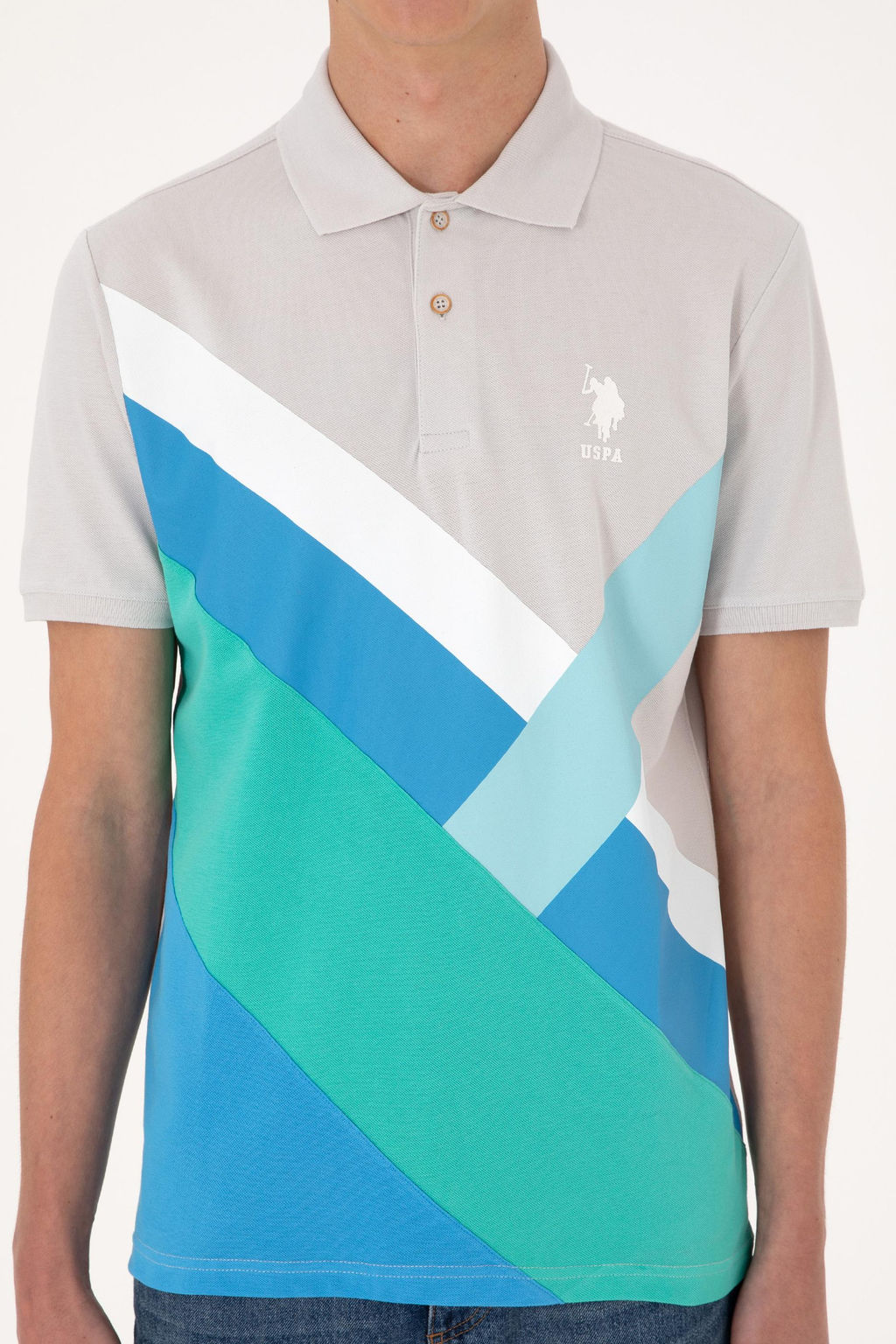 Erkek Regular Fit Polo Yaka Turkuaz Ti__rt Sepette S_rpriz _ndirim - U.s. polo assn фото 6