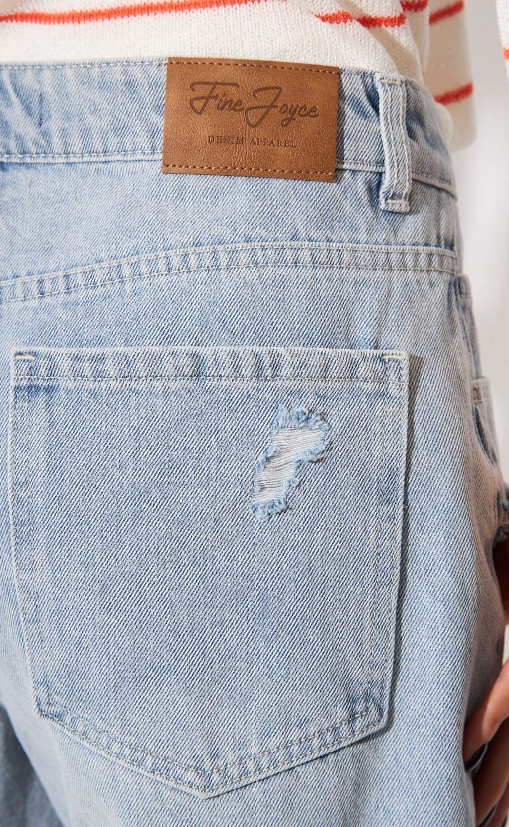 Шорты джинс F512-0909 l.blue