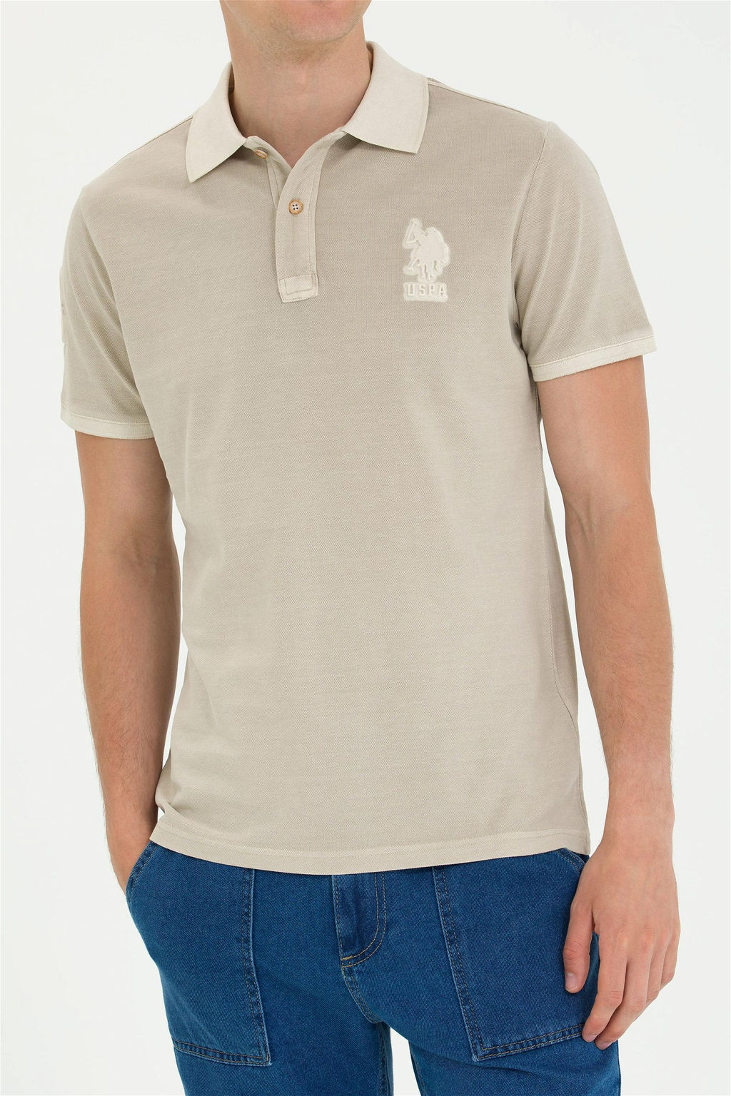 Мужская базовая футболка Stone - U.s. polo assn фото 6