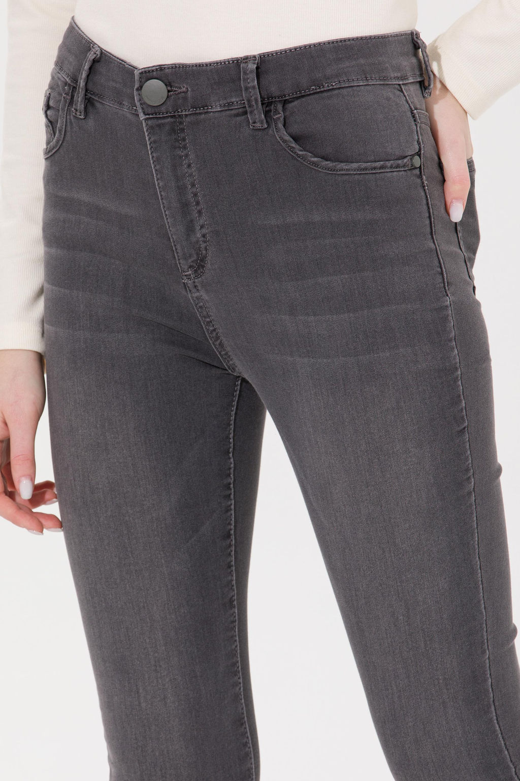 Женские серые джинсовые брюки - U.s. polo assn фото 12