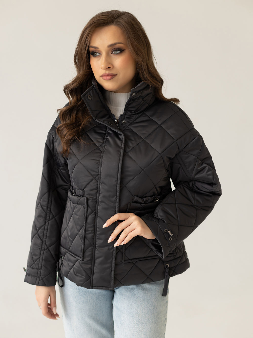 Куртка женская демисезонная 24835 (графит) - Kankan фото 3
