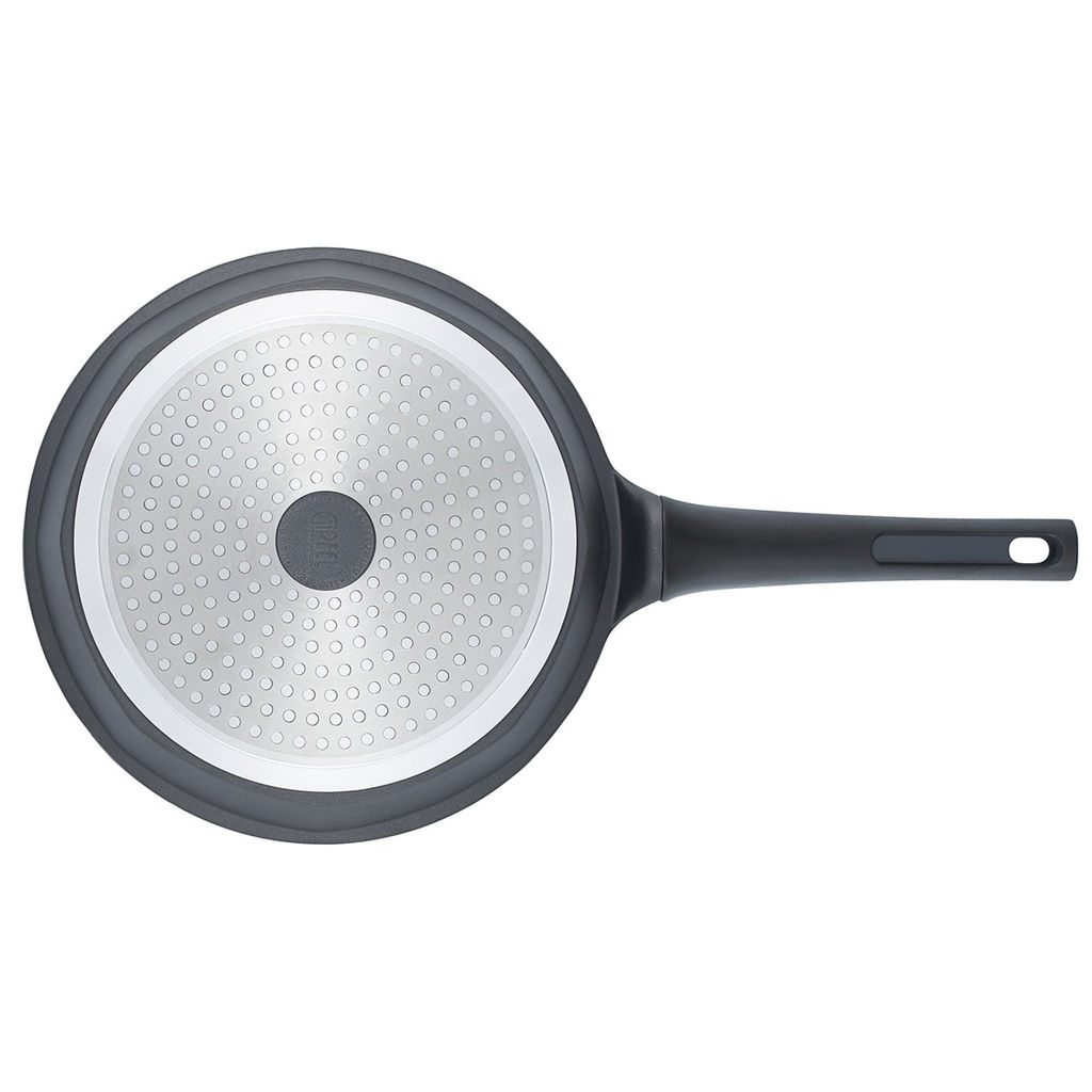 2484 GIPFEL Сковорода PROOFET 24х5см из литого алюминия с 2-слойным антипригарным мраморным покрытием Whitford Xylan Plus, индукционным дном, со съемной бакелитовой ручкой. Толщина: 2.0/4.7мм