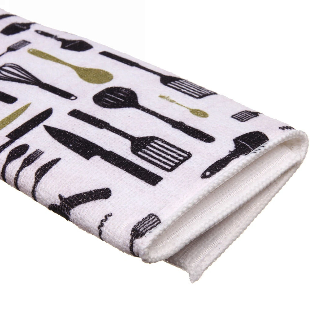 Цена за 3 шт. Коврик для сушки посуды 30*38см "Кухонные инструменты"