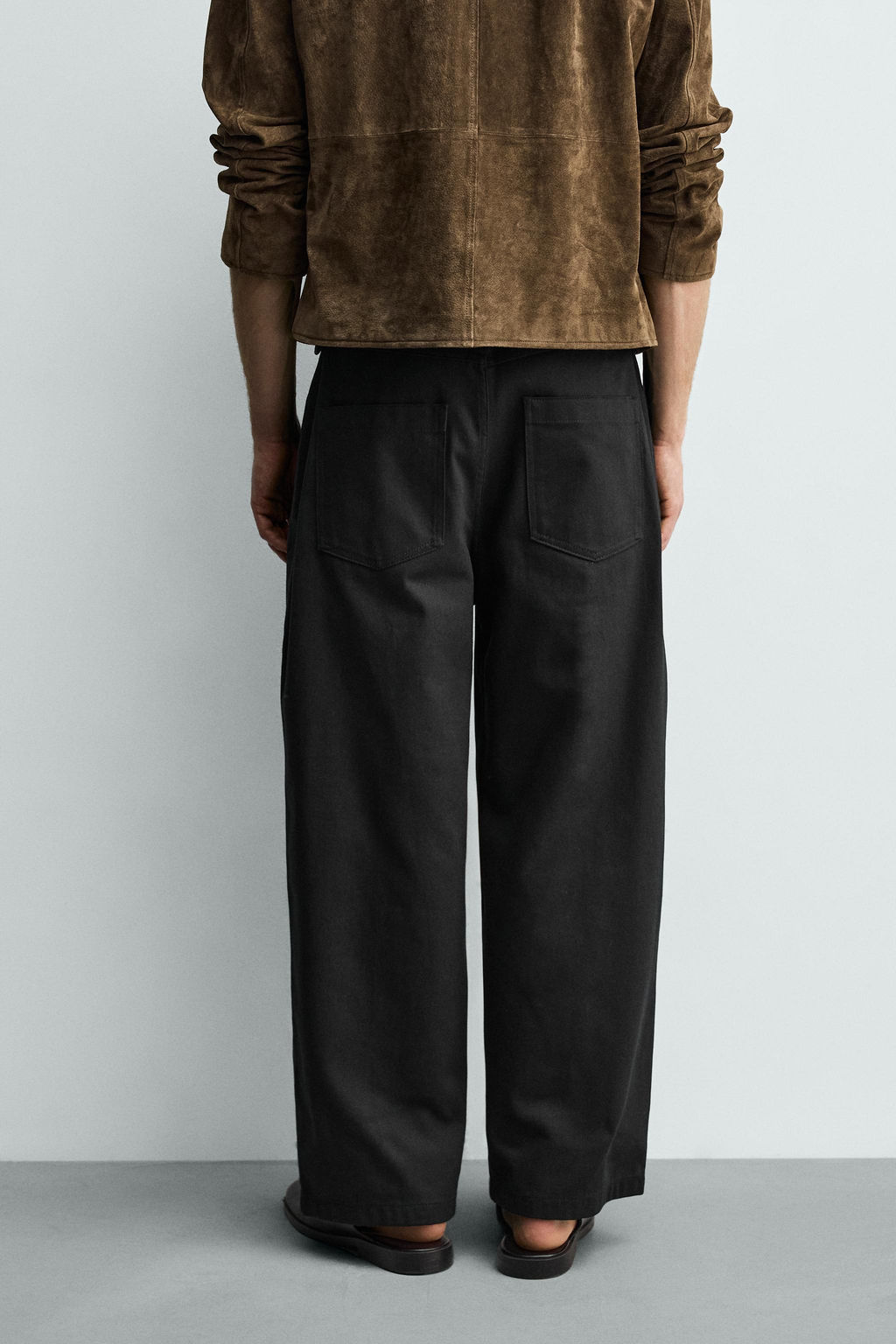 PANTAL?N RELAXED FIT / Negro - Zara фото 3