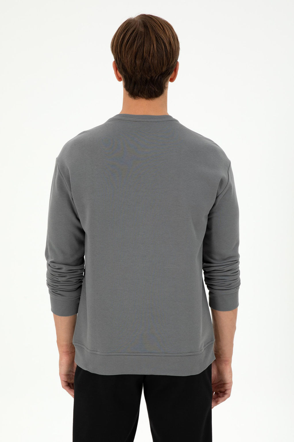 Мужской серый базовый свитшот Неожиданная скидка в корзине - U.s. polo assn фото 5