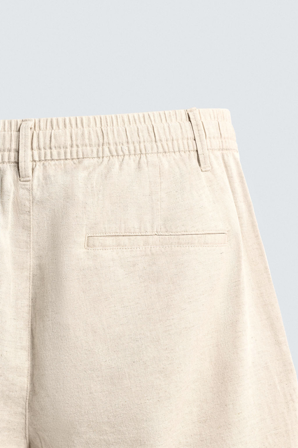 BERMUDA RELAXED FIT ALGOD?N - LINO / Marr?n / Crudo - Zara фото 9