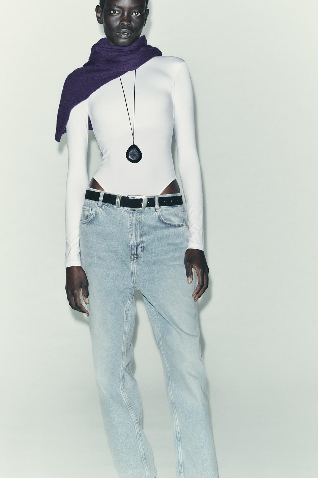 BASIC POLYAMIDE BODYSUIT - Zara фото 4