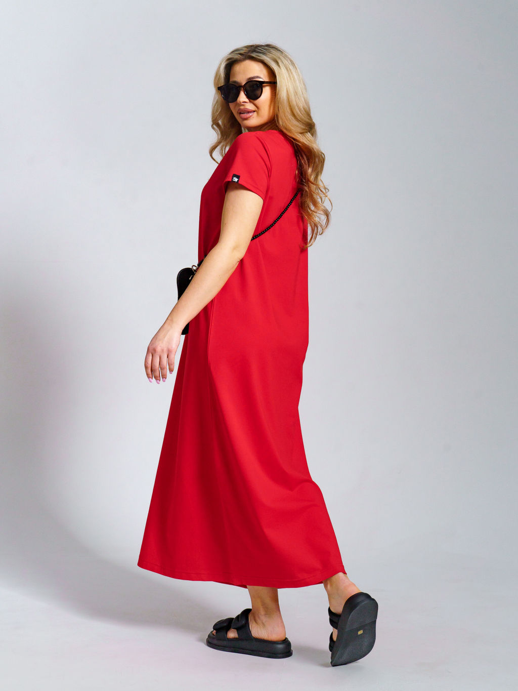 968 Платье из турецкого хлопка с лайкрой - Svetekst фото 4