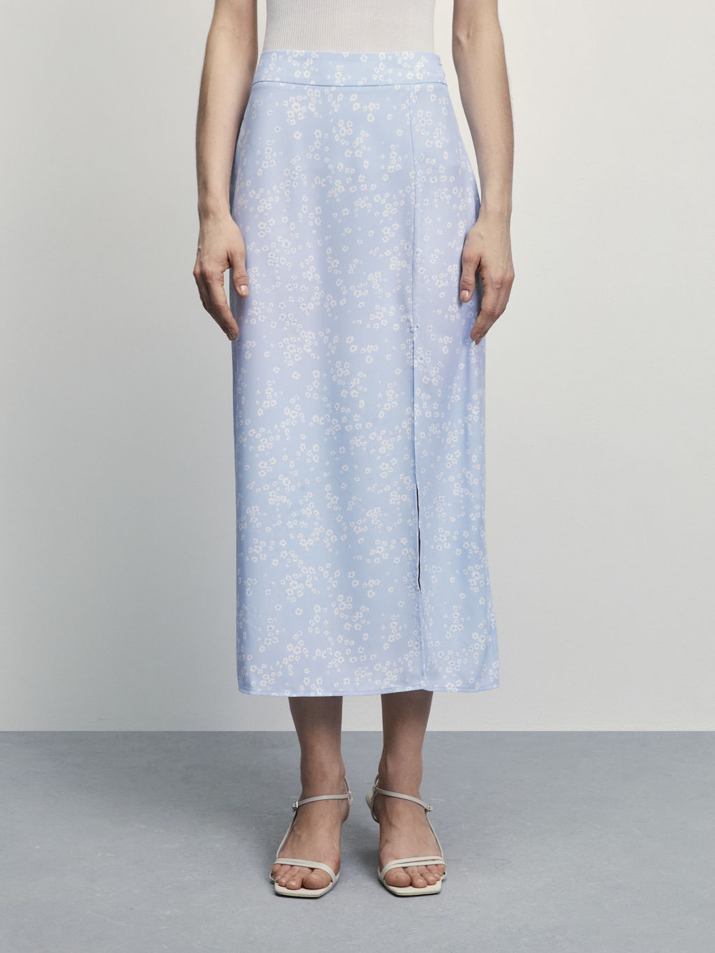 Юбка миди с разрезом / Zarina  фото 2