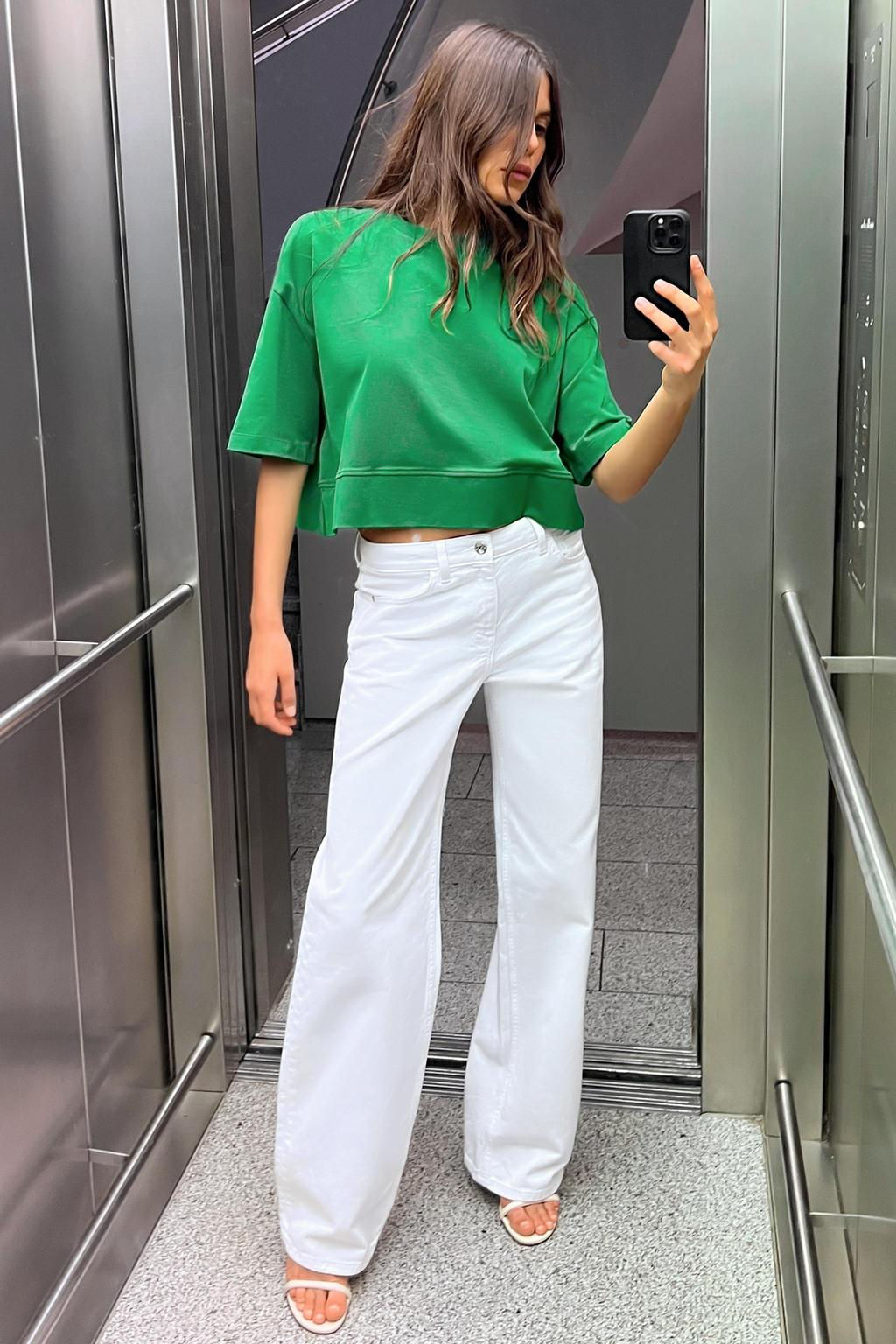 CROPPED T-SHIRT - Zara фото 2