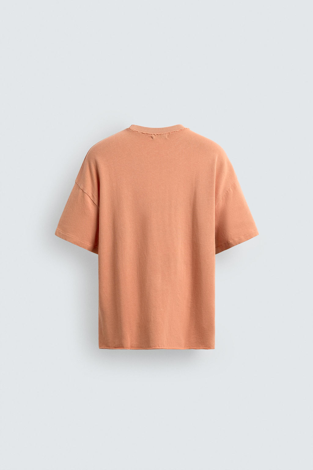 CAMISETA PUNTO ACABADOS IRREGULARES / Mandarina - Zara фото 9