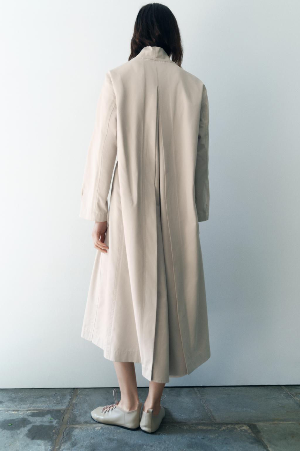 ZW COLLECTION KIMONO TRENCH COAT - Zara фото 6