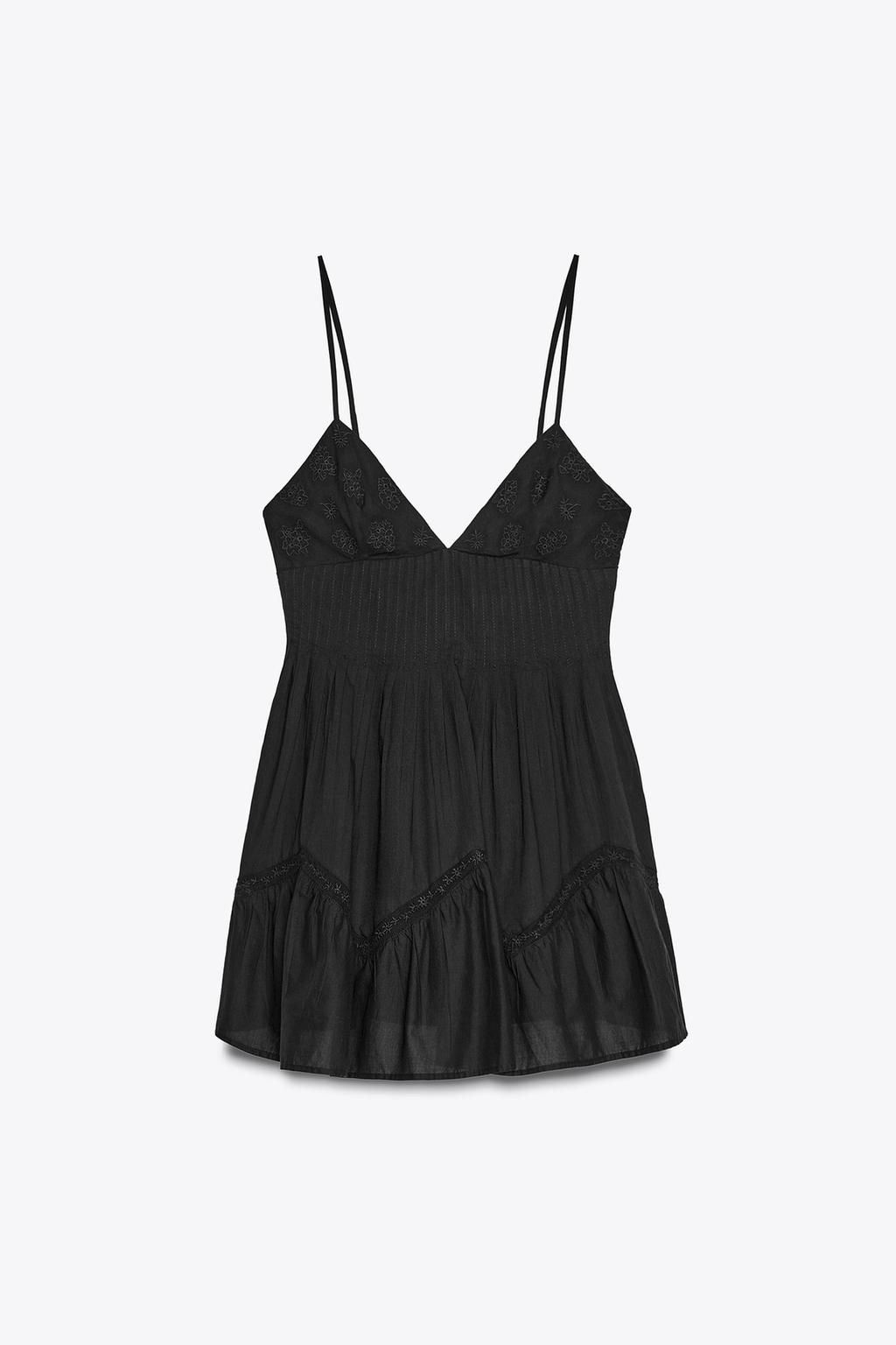 EMBROIDERED SHORT DRESS - Zara фото 12