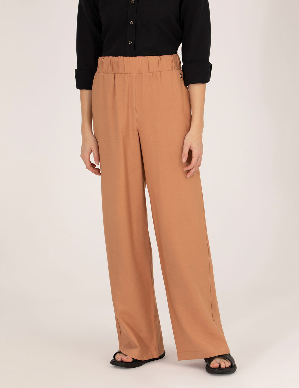 Kahverengi Loose Fit Pantolon