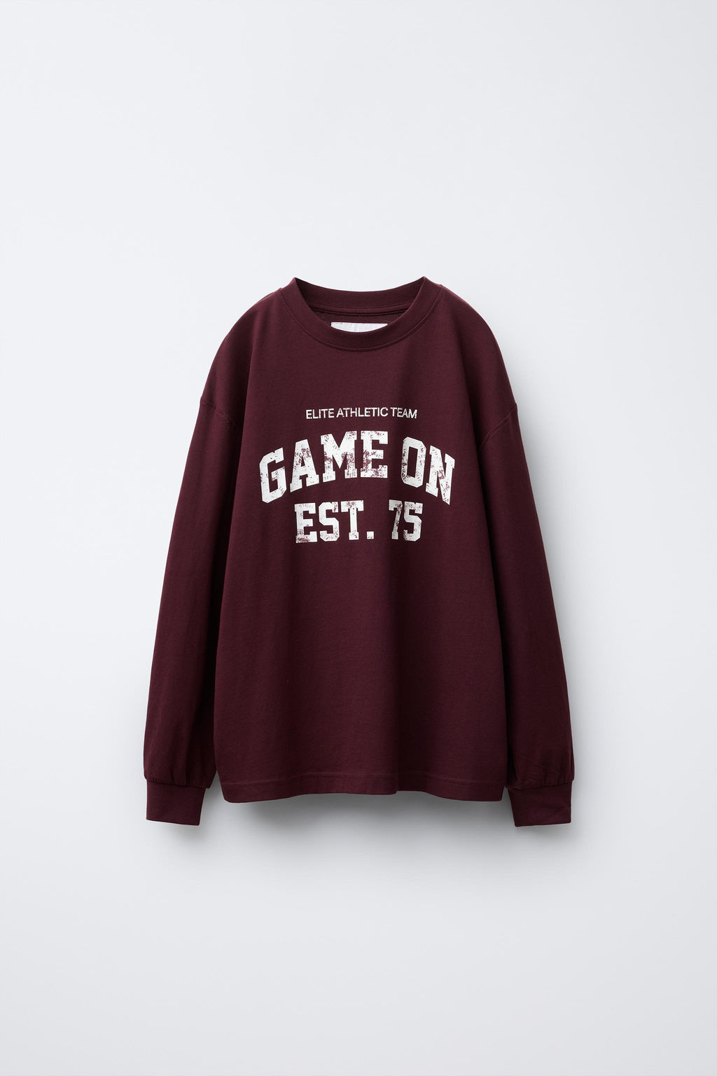 SLOGAN PRINT JOGGING T-SHIRT