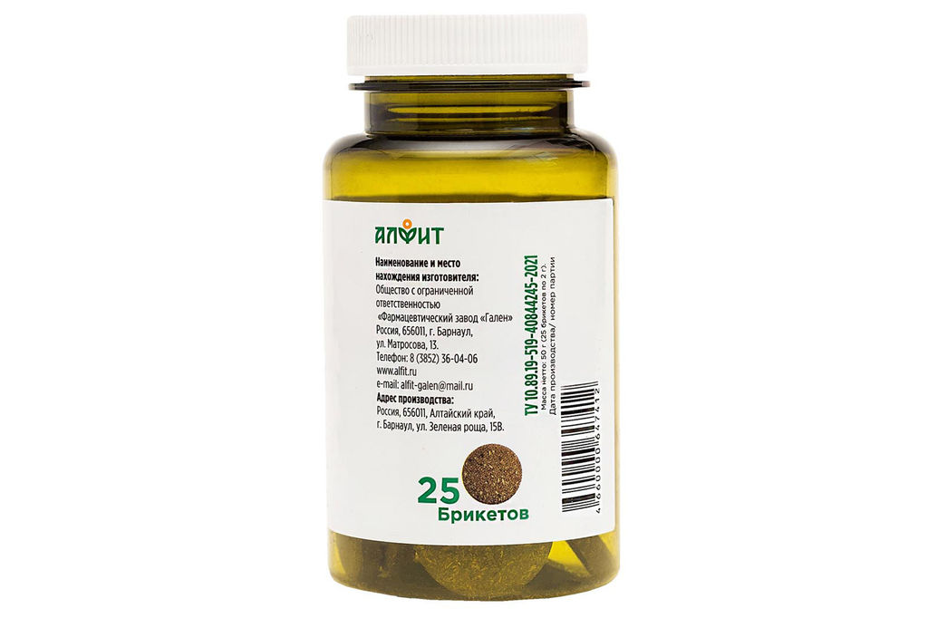 БАД в монобрикетах Подорожник Алфит 4849