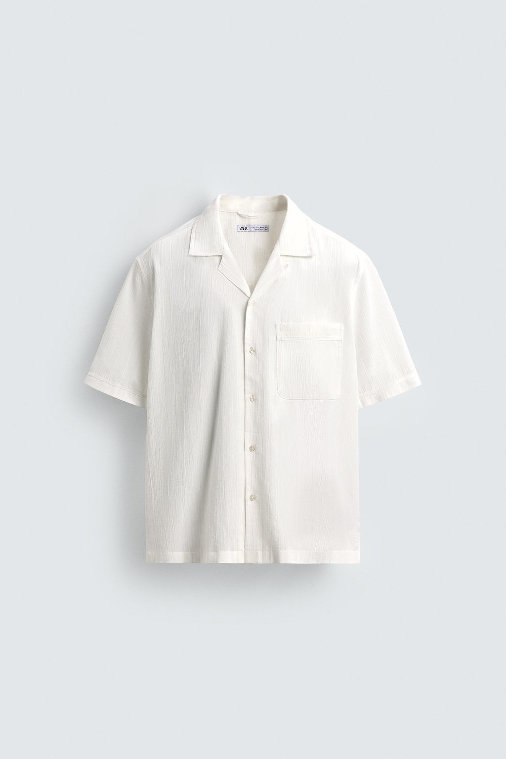 RELAXED FIT TEXTURED SHIRT - Zara фото 8