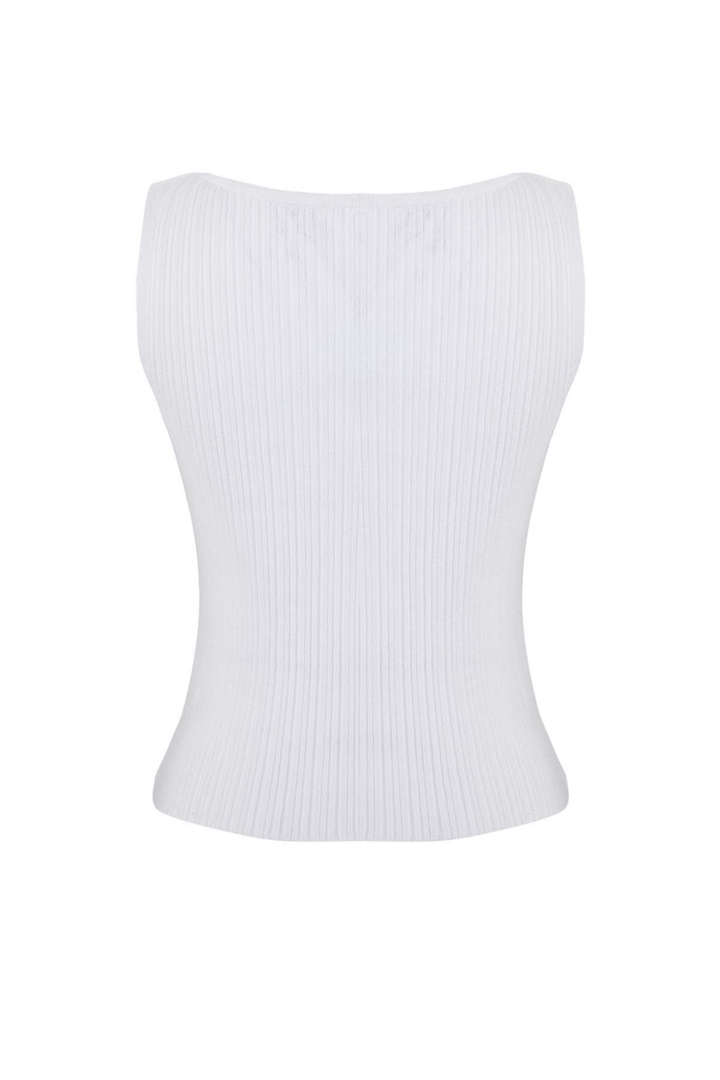 Ekru Triko Ince Bluz TWOSS26BZ00331 - Trendyolmilla фото 2