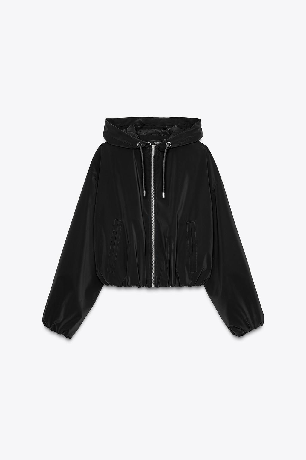 RUBBERISED HOODED JACKET - Zara фото 4