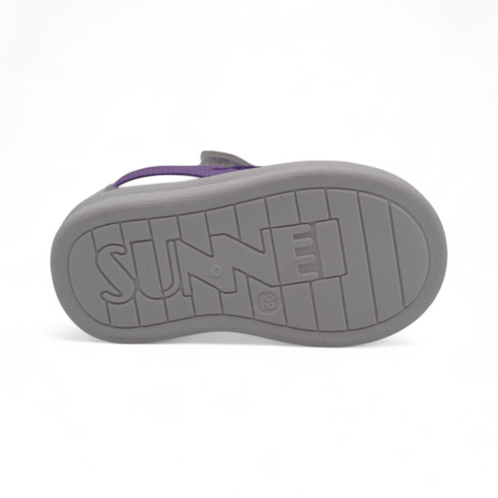 Кроссовки 4256 бело фиолетовые - М+д фото 3