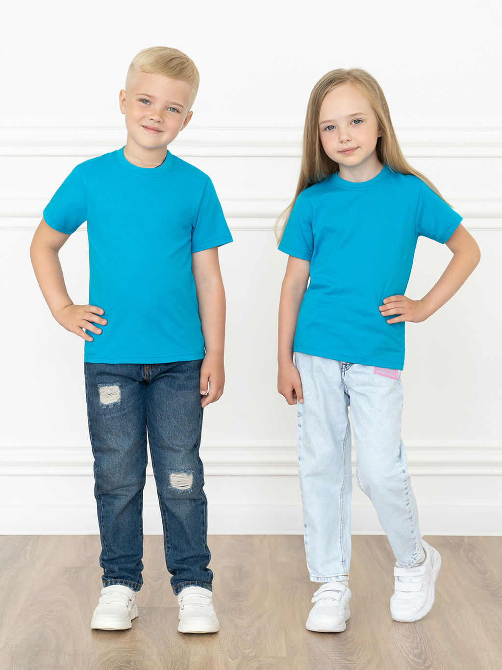 Футболка детская бирюза