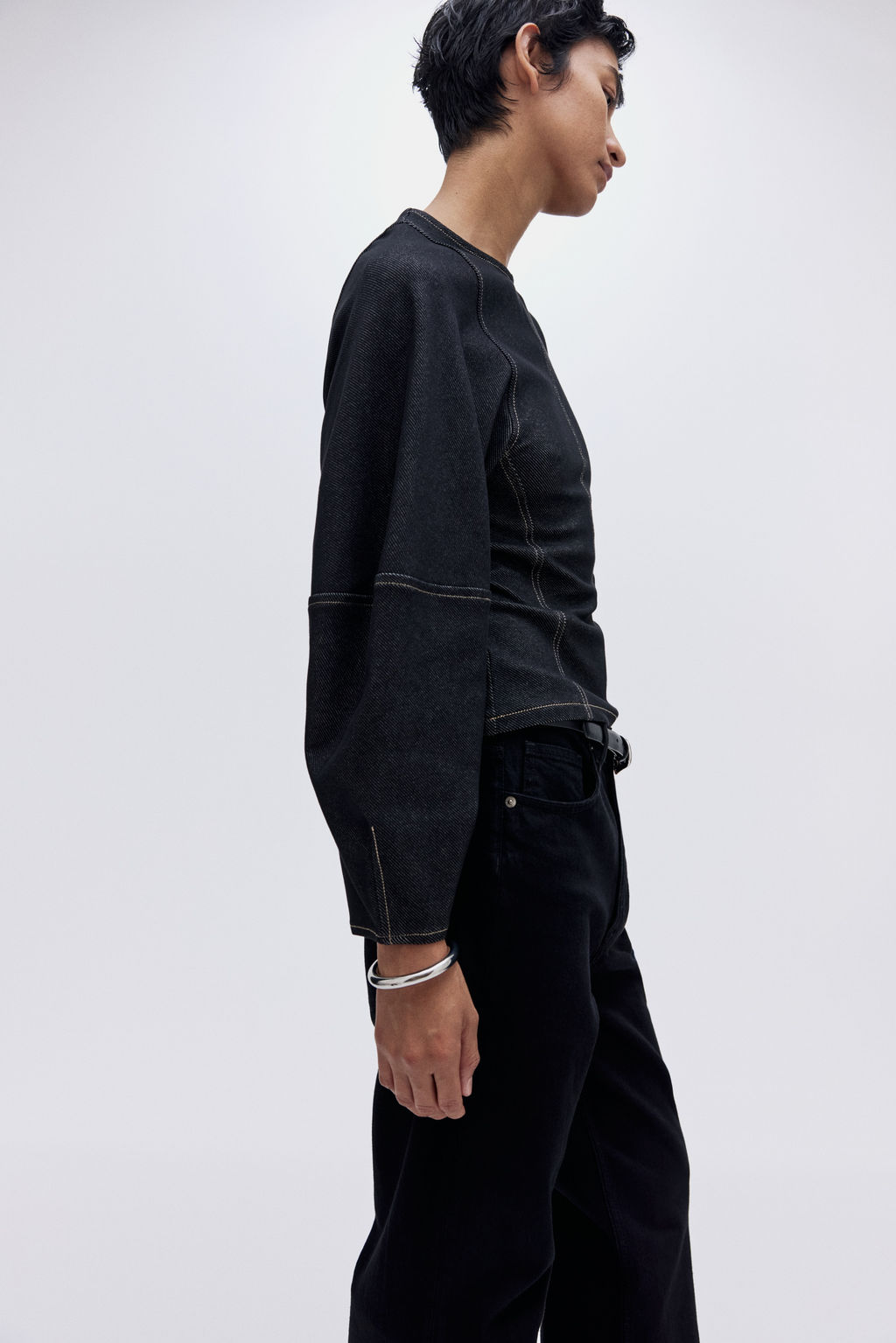 Top efecto denim - H&m фото 3