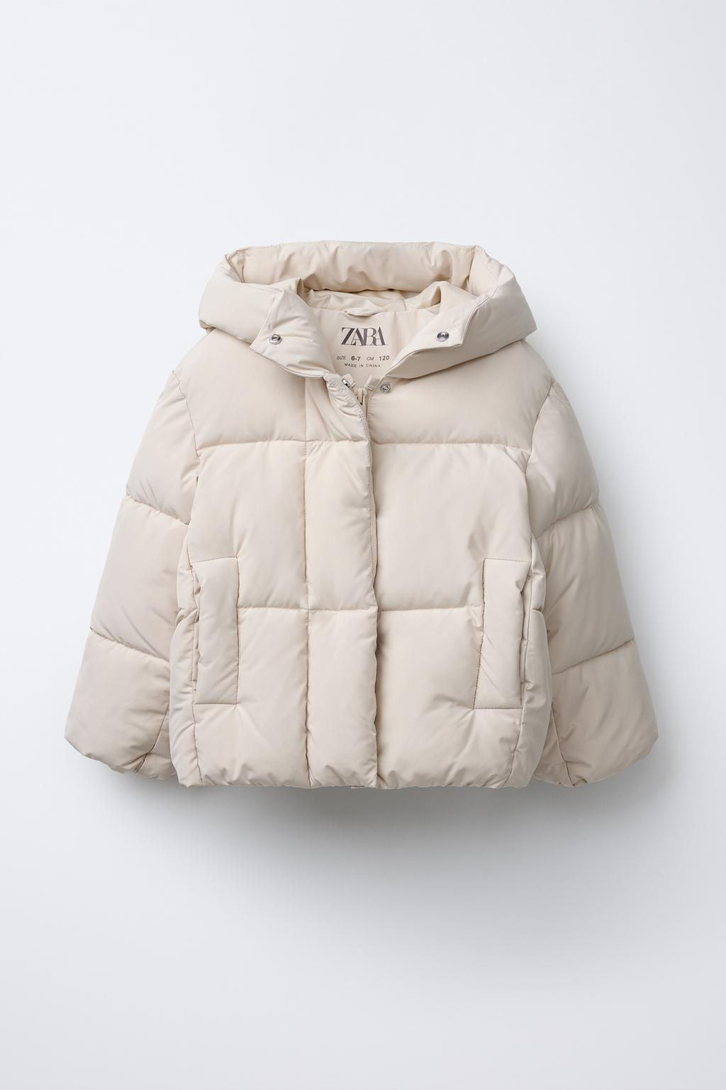 HOODED PADDED JACKET - Zara фото 6