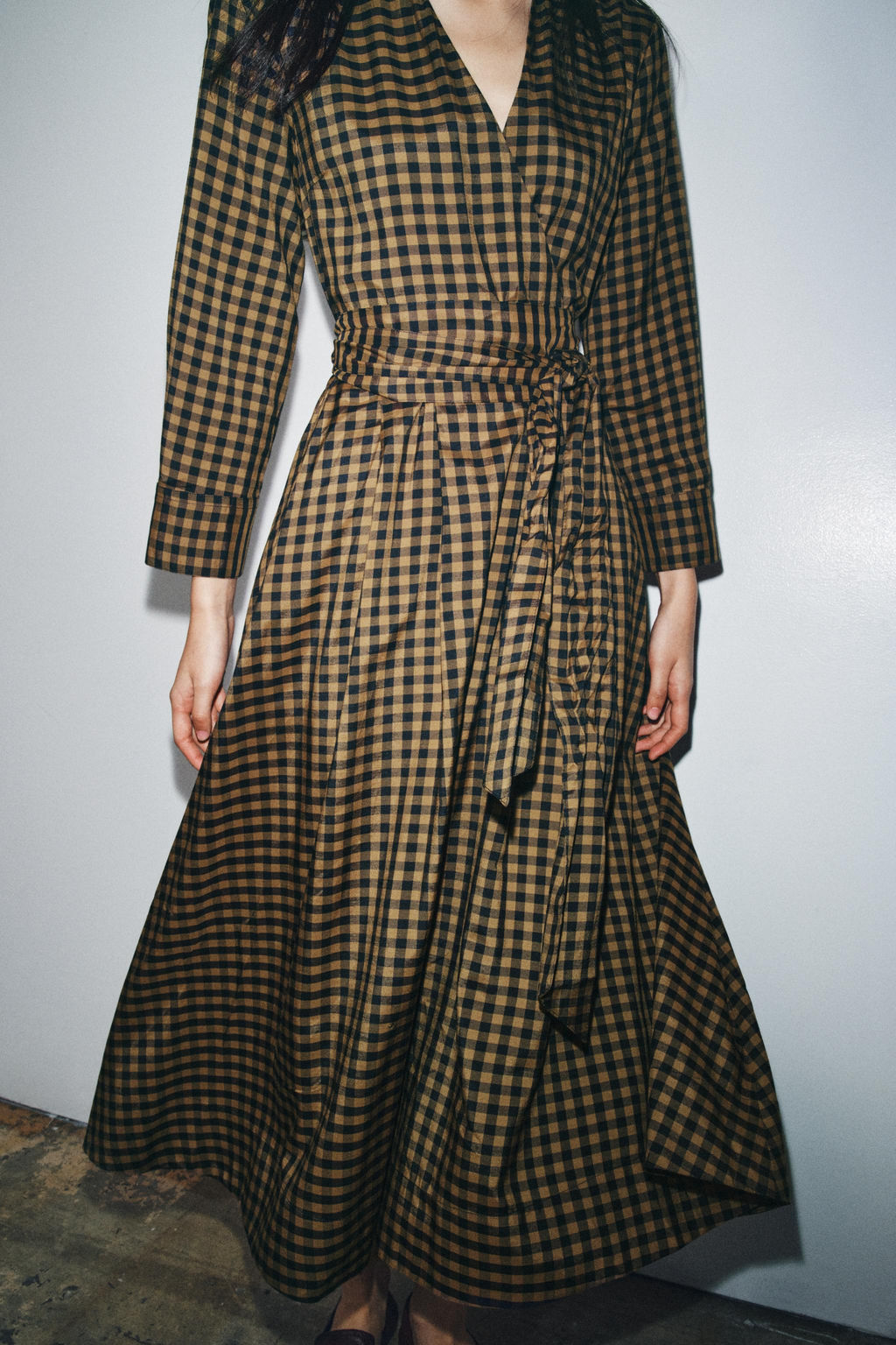 CHECK SHIRT DRESS ZW COLLECTION - Zara фото 2