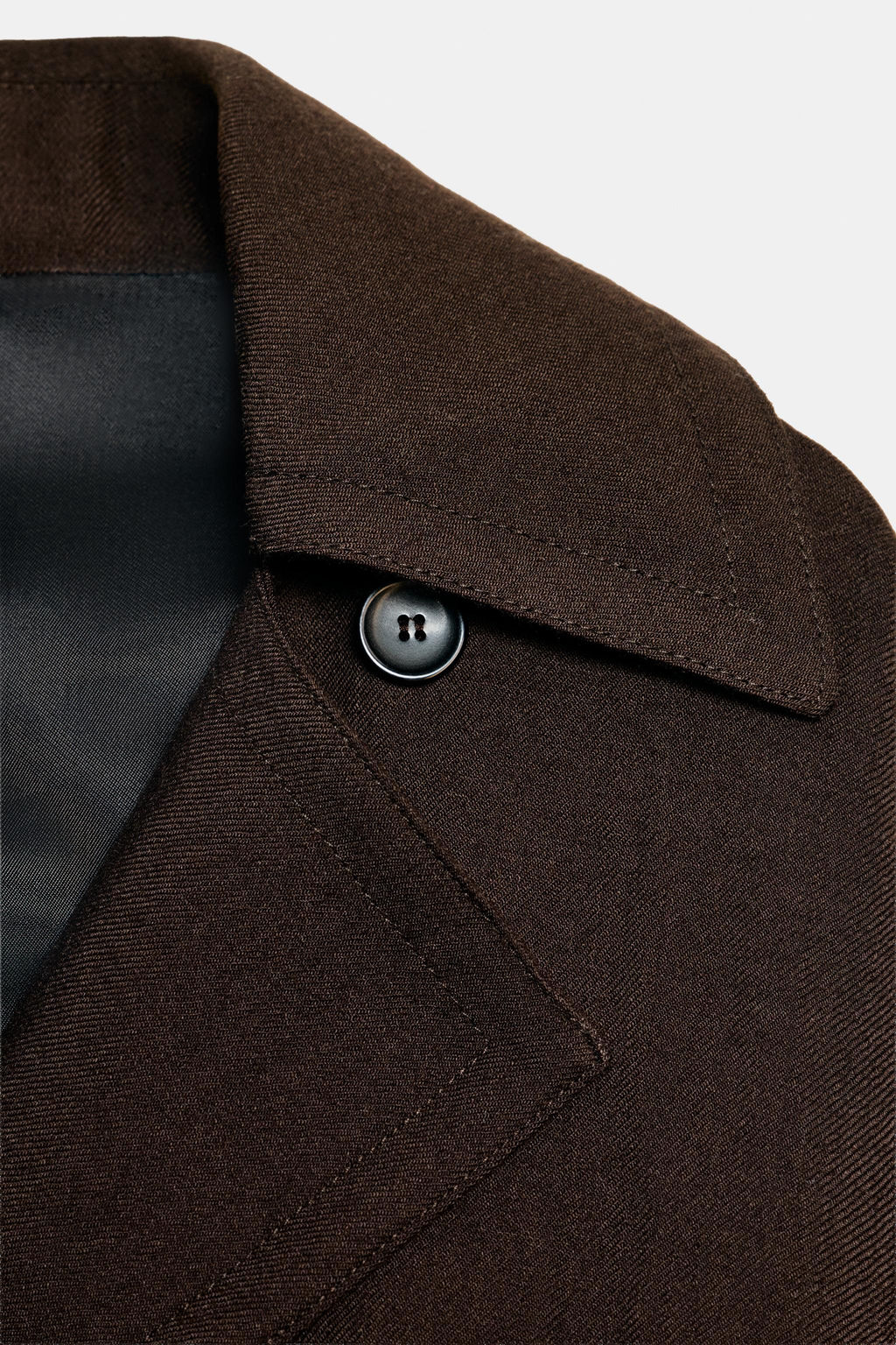 TRENCH FLUIDO LANA ZW COLLECTION LIMITED EDITION / Khaki