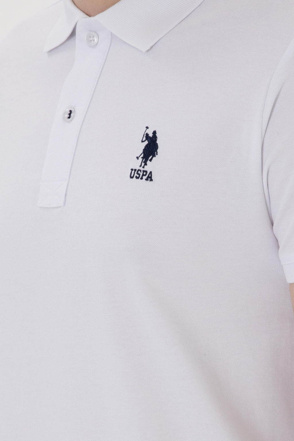 Erkek Slim Fit Polo Yaka Beyaz Basic Ti__rt Sepette S_rpriz _ndirim - U.s. polo assn фото 7