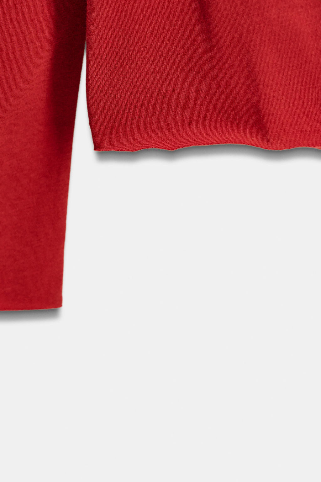 COTTON LONG SLEEVE T-SHIRT - Zara фото 21