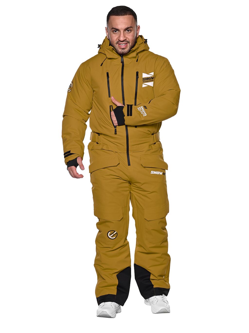 Комбинезон A-89015 Коричневый