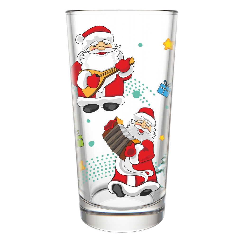 Набор стаканов 230мл. 6шт. арт.146-Д "Новогодняя песня"