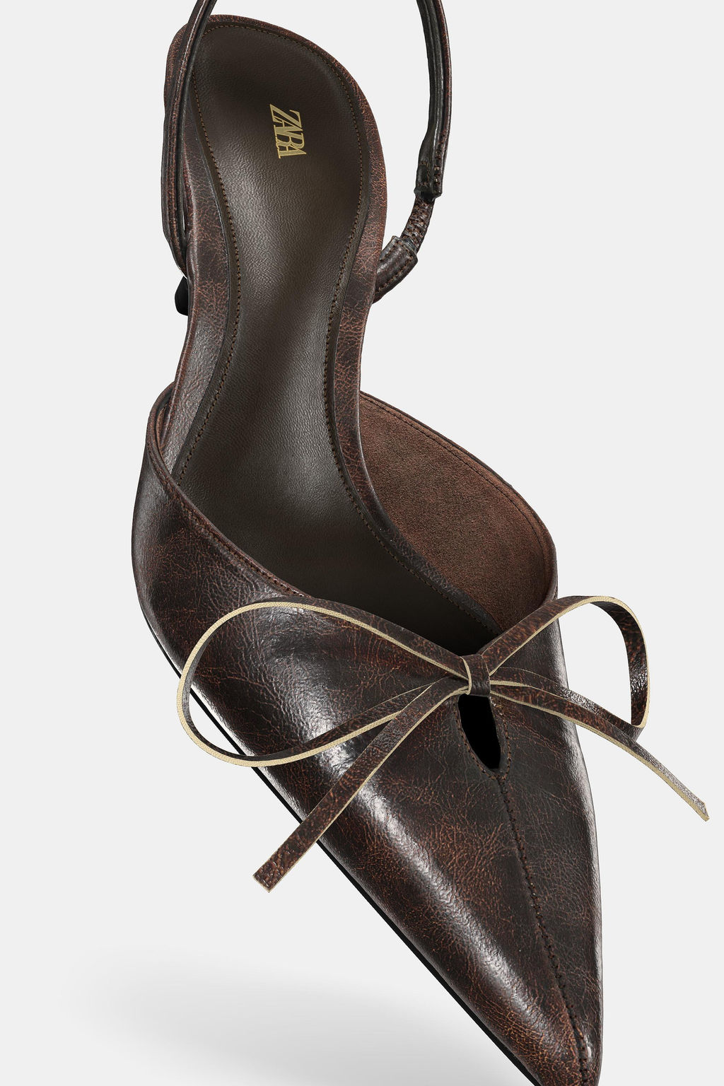 SLINGBACK SHOES WITH BOW - Zara фото 3