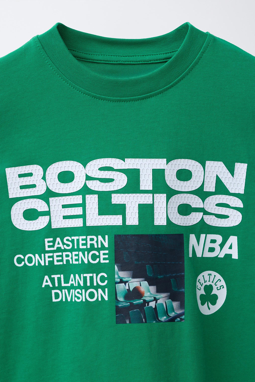 CAMISETA ESTAMPADA NBA - CELTICS / Verde - Zara фото 7