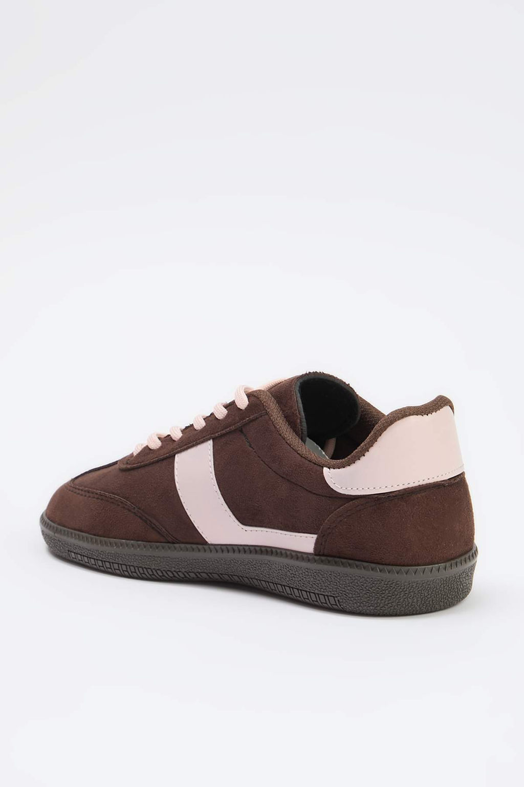 Kahverengi Suet Retro Bagc?kl? Kad?n Spor Ayakkab? TAKAW25SN00005