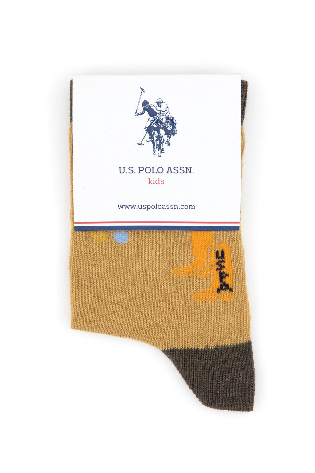 Erkek _ocuk Hardal Soket _orap - U.s. polo assn фото 4