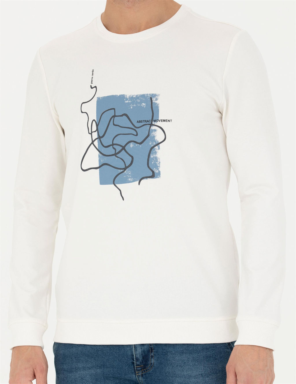 Ekru Regular Fit Sweatshirt - Pierre cardin фото 6