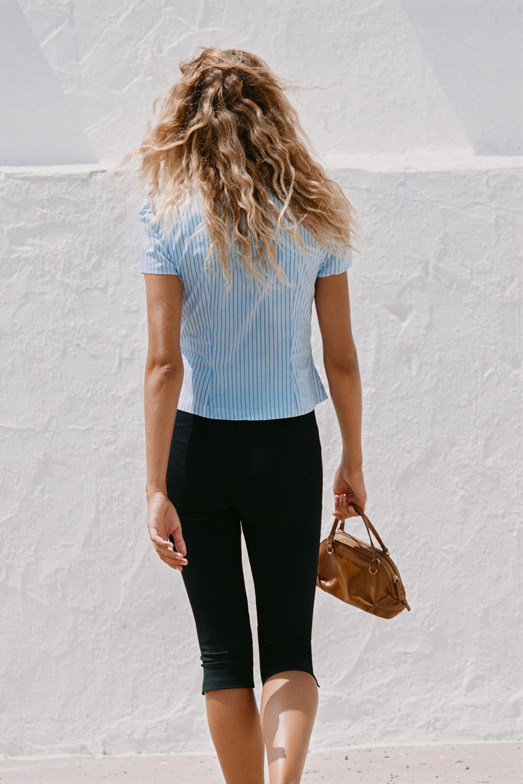 TOP RAYAS BOTONES / Azul / Blanco - Zara фото 2